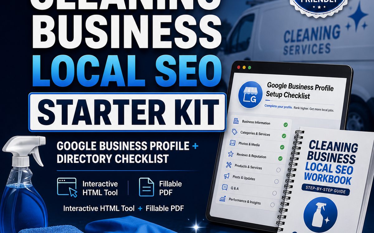 Cleaning Business Local SEO Starter Kit