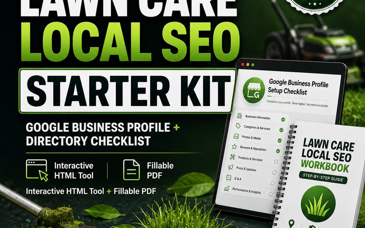 Lawn Care Local SEO Starter Kit